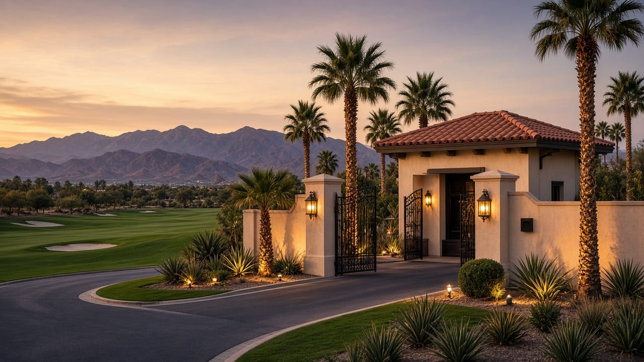 Spanish Trail Country Club guard-gated luxury homes and golf course in Las Vegas 89113